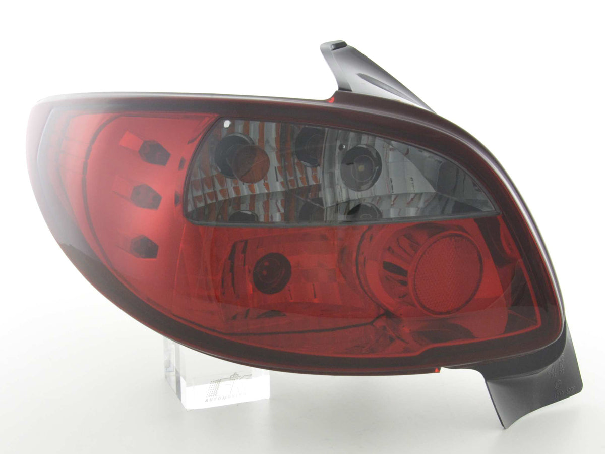 Rückleuchten Set Peugeot 206 Typ 2*** 98-05 schwarz/rot Rückleuchten Set Peugeot 206 Typ 2*** 98-05 schwarz/rot